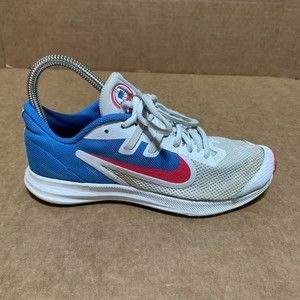 Nike 4.5Y/Womens 6 Bomb Pop CD8137-400 Tennis Shoe Downshifter Heat Check White